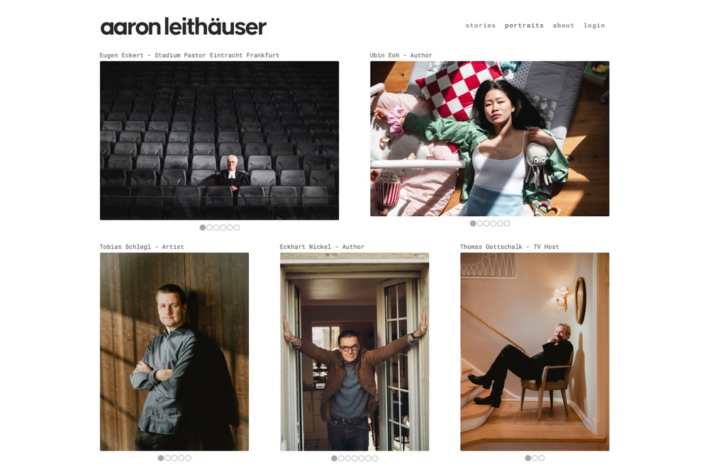Porträt Portfolio