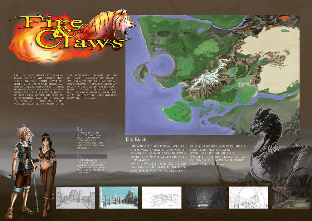 Fire and Claws 1
