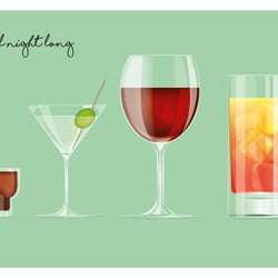 POSTERMOTIV „Drinks“ // Eigenprojekt
