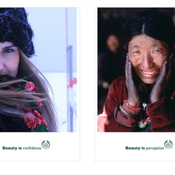 The Body Shop Kampagne: Beauty is inside/insight !?