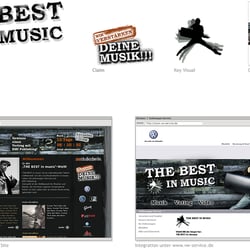 www.the-best-in-music.de – für Volkswagen Service – Art Direction Corporate Design / Website 2006-2007