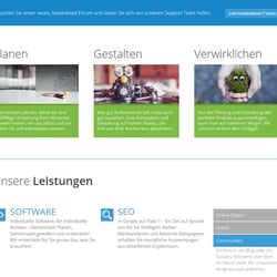 Startseite zweiter Bereich
