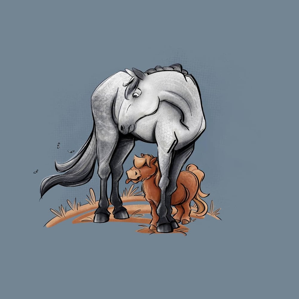 horses – character design