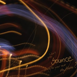 Postkarte · Bounce to your own rhythm ·