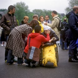 Wallfahrtsort Lourdes, Frankreich 2005.