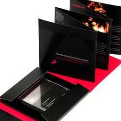 CD Verpackung Leporello mit UV-lack