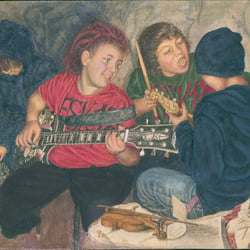 Punkband, Eitempera