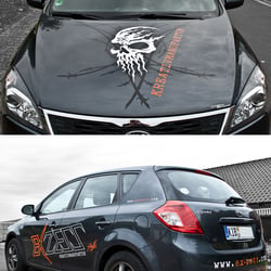 Fahrzeugbeklebung