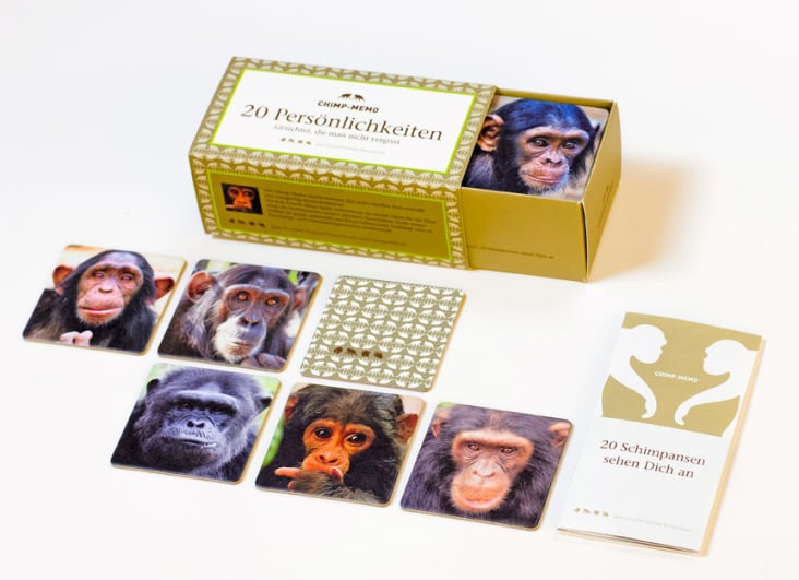Chimp-Memo für das Jane Goodall Institut Deutschland