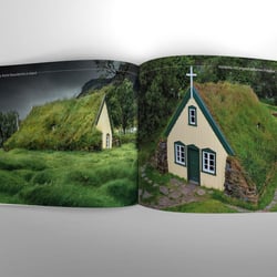 Fotoband „Island 114“, enthält 144 Fotos mit Bildnachweisen