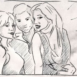 Storyboard zu Szenefilm Thema „Werbefotografie“
