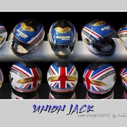 Helmdesign  >>> UNION JACK <<<