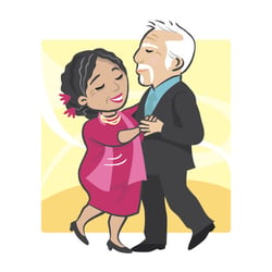 dancing together