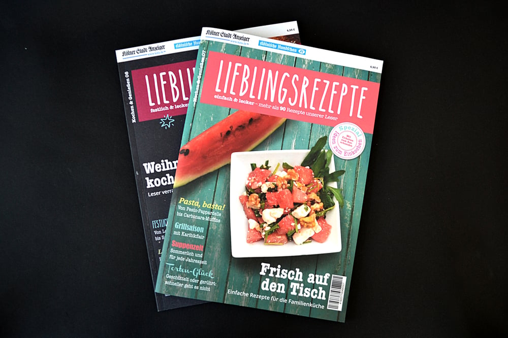 liebelein design werbeagentur Rezeptheft DuMont Titel