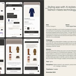 Styling app with AI stylists –  fashion meets technology!