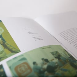 Broschüre, Layout und Textsatz