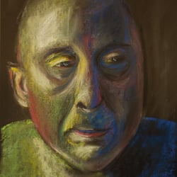 Portrait, Pastellkreide