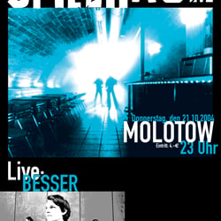 Plakat Spielraum – Raum für neue Bands