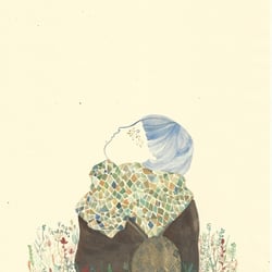 Wolken, watercolor on paper