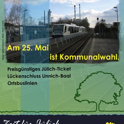 Themenplakat Kommunalwahl „Ohne Auto mobil“