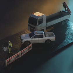 Berliner Baustellensicherung 3D