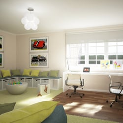 Lernen und Spielen | „Arbeitsecke“ im Kinderzimmer | Villa KASTANIEN | Alt-Meererbusch