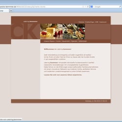 CMS für ein fiktives Catering-Unternehmen | Frontend Startseite