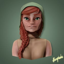 Anna 3D Sculpt