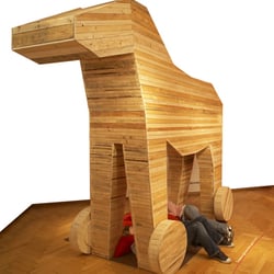 Trojanisches Pferd im Museum