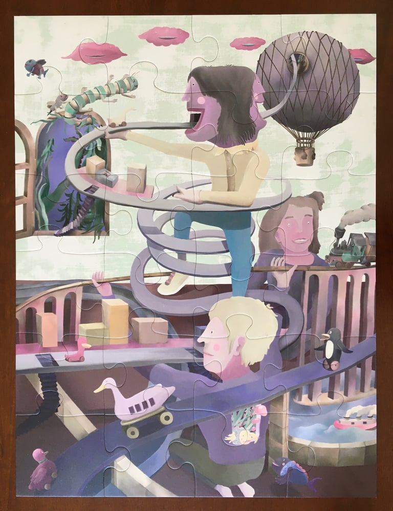 Digitale Illustration/Phantastisches Puzzle