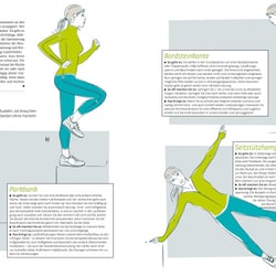 Besser laufen, Layout und Illustrationen für healthy living