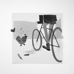 Comic Tauben