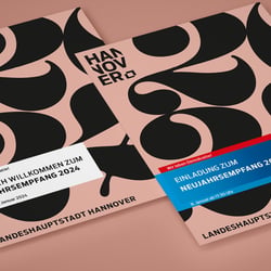 Veranstaltungsdesign für Neujahrsempfang der Stadt Hannover