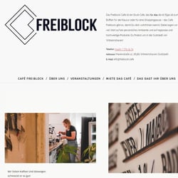 Website Café Freiblock