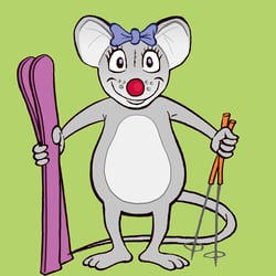 Illustration – Ski-Maus