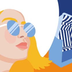 Illustration und Layout Gin-Etikett BINZ
