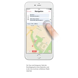 Navigation zum Objekt