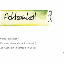 Symbolkarte Achtsamkeit