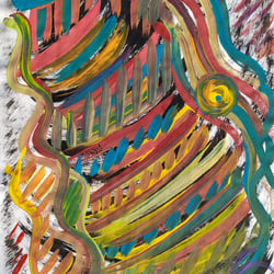 Waterfall – Wasserfall – 43×34cm