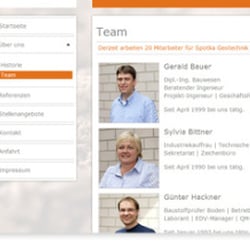 Webdesign | Spotka Baugrundinstitut | www.spotka.de