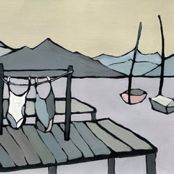 olga antonava Illustration mit Acryl