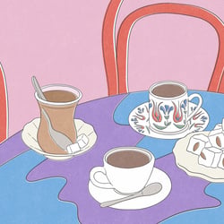 Café HAYMAT Illustration