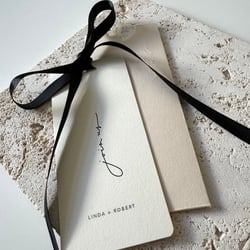 minimal design save the dates