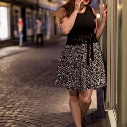 Werbeaufnahme „Nächtlicher Einkauf in Erfurt“