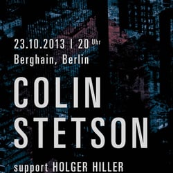 COLIN STETSON – DIN A1 concert poster