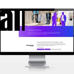 Website mit Stellenportal