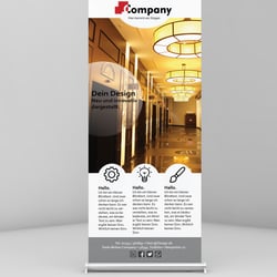 Free Modern Roll up Mockup PSD2018