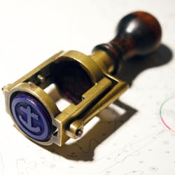 Stempel mit Ankerlogo
