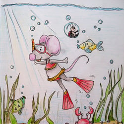 Molly Maus Unter Wasser