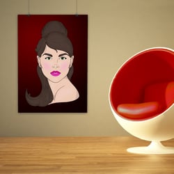 Beauty Queen as print.